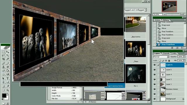 Коллаж из фотографий сюжетной макросъёмки CS смотреть онлайн