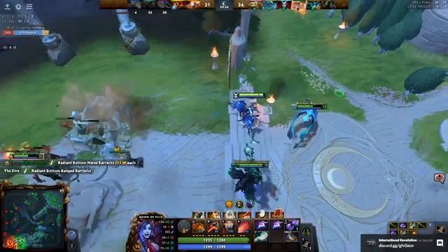 Dota 2 with friends, QoP Arcana unboxing смотреть онлайн