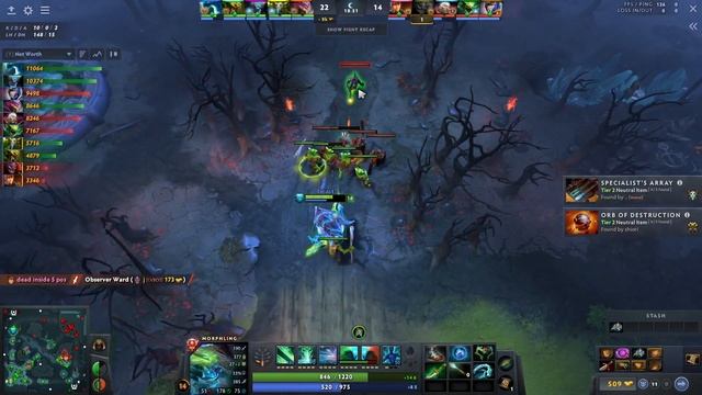 Morphling Gameplay Miracle with 19 Kills and Khanda - Ringmaster Dota 2 смотреть онлайн