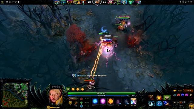 Dota 2 Miracle Invoker: Aomine Daiki@ Next Level Sunstrike