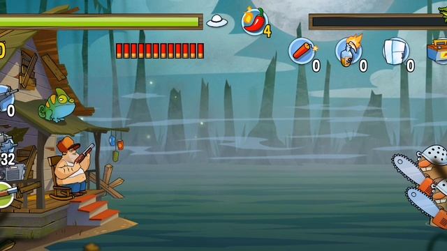 Играю в Swamp Atak