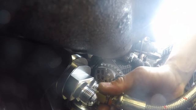 Project 240sx Build Oil Cooler, Oil Filter Relocation and Oil Temperature gauge Install Part 2 смотреть онлайн