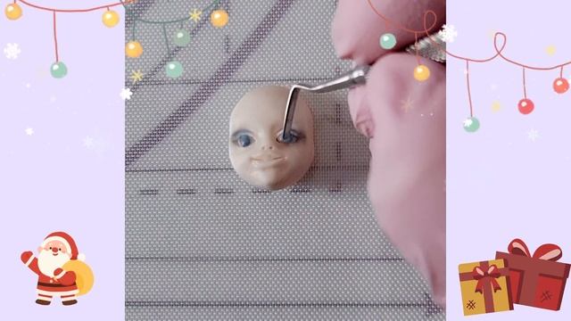 How to make a dolly face | polymer clay | tutorial | diy смотреть онлайн