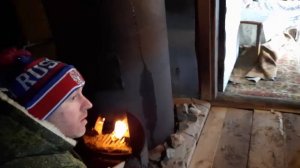 ТОПИМ БАНЮ.У НАС СНЕГ