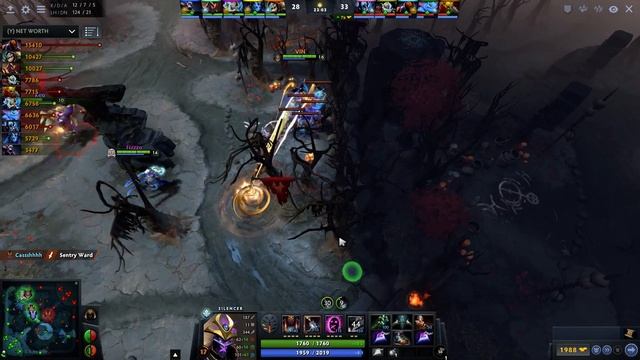 Waga Silencer Hard Game - Dota 2 Pro Gameplay смотреть онлайн