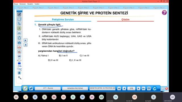 LİDER-BİYOLOJİ- RNA REPLİKASYONU- OĞUZ HOCA смотреть онлайн