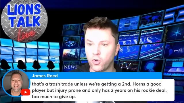 LIONS TALK LIVE - BREAKING NEWS!!! JAYCEE HORN TO DETROIT? смотреть онлайн