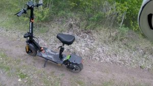 Kugoo Kirin M5 Pro 1200W 2024г.  Прогулка  по лесу.  Неудачно.