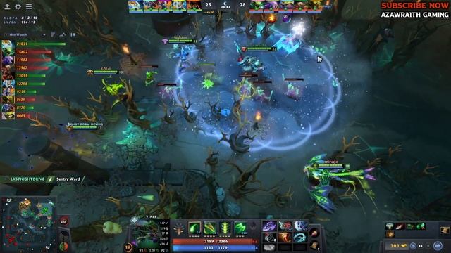 LEVEL 30 Late Game Unlimited Poison Attack 1v5 Universal Carry Viper Against 1K GPM Naga Dota 2 смотреть онлайн