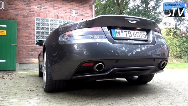 2014 Aston Martin DB9 (517hp) - Cold Start SOUND (1080p FULL HD) смотреть онлайн