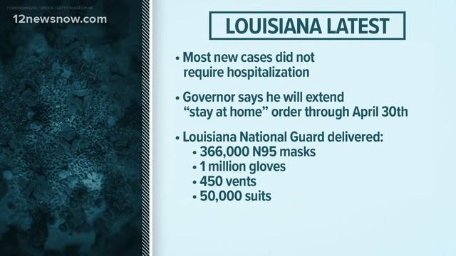 Louisiana 'stay at home' order to extend until April 30 смотреть онлайн