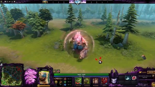 Dota 2 Pudge Kinetic Gem Trapper's Treachery and Crow's Feet / Dragonclaw Hook Immortal смотреть онлайн