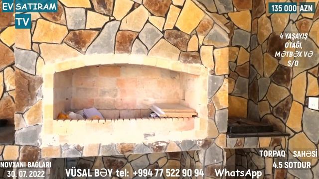 QİYMƏT ENDİRİLDİ! 120 000 MANATA YAŞANMAMIŞ EV SATILIR NOVXANIDA /EV SATIRAM TV/ev satışı смотреть онлайн