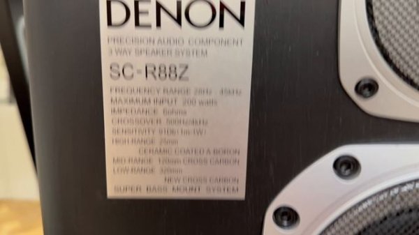 DENON SC-R88Z после реставрации