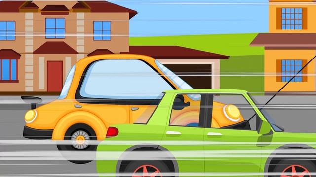 Учим цвета с синим трактором. Обучающая детская песенка. смотреть онлайн