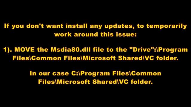 msdia80.dll in ROOT DIRECTORY - what is this? смотреть онлайн