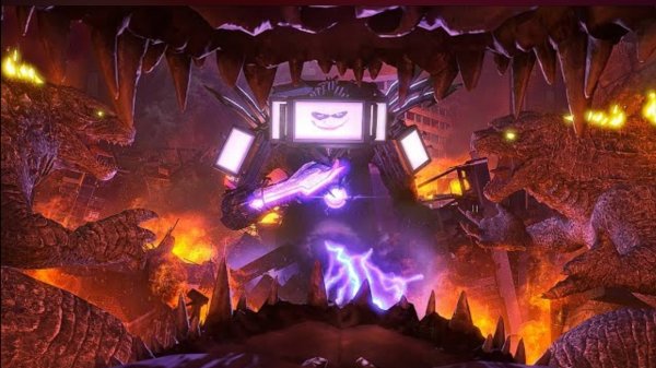 Titan Tv-Man vs Godzillas.