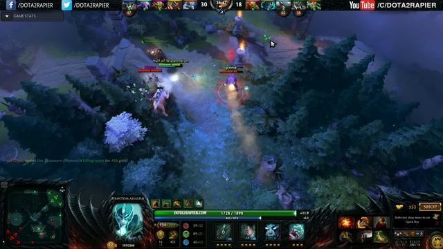 DenDi Dota 2 [Phantom Assassin] Ranked Match - GREAT ENDING смотреть онлайн