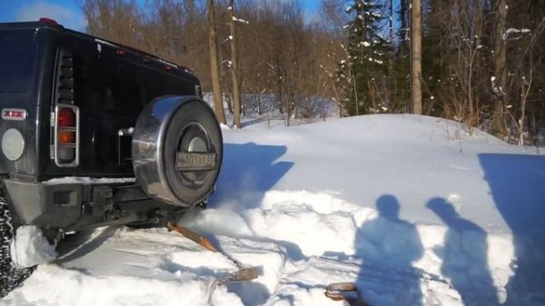 Застряли в лесу на монстр буханке!