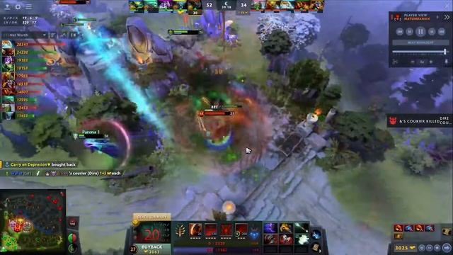 buyback timing - MATUMBAMAN Bloodseeker vs Yatoro Naga Siren - dota2 смотреть онлайн