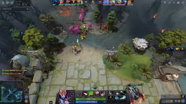 Dota 2 Queen of Pain 8263 MMR 23/3/9 (Kills/Deaths/Assists) Ranked Full Gameplay смотреть онлайн