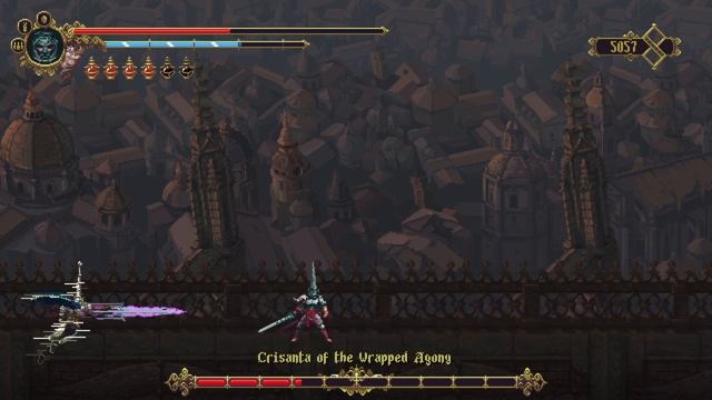 Blasphemous - Crisanta of the Wrapped Agony boss fight смотреть онлайн