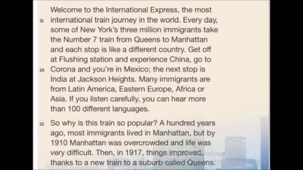 Insight Pre-Intermediate Unit 1D CB p10 Culture