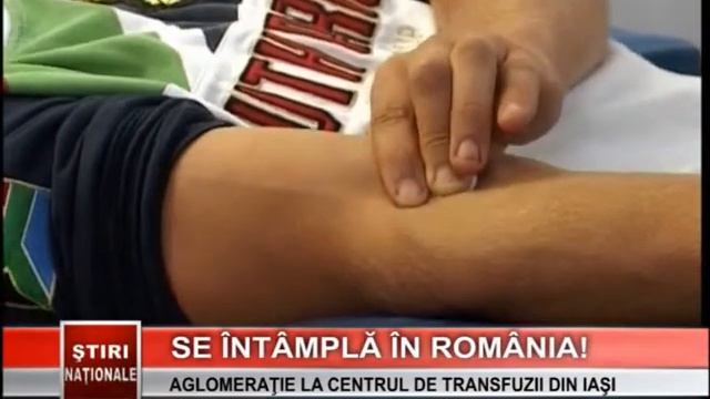 Au stat cu orele la rând pentru a dona sânge - www.1tvbacau.ro (01.09.2014) смотреть онлайн
