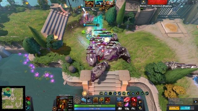 ПРОШЛИ ВСЕ ВОЛНЫ ИМБО СТРАТОЙ | World of Dota - Arena смотреть онлайн