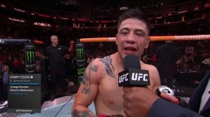 UFC Эдмонтон: Брэндон Морено - Слова после боя