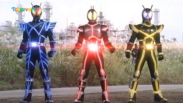 Kamen rider 555 opening korean Aired to Tooniverse смотреть онлайн
