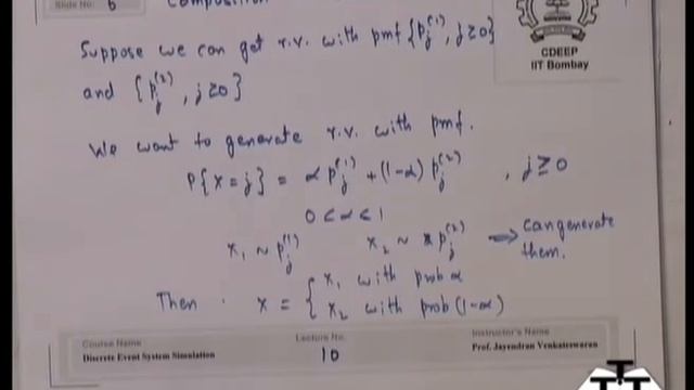 Random Variate Generation (Part 4 Composition Technique) смотреть онлайн