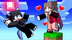 😱 Майкрафт но ОДИН БЛОК Вампирши и Оборотня 2 Часть