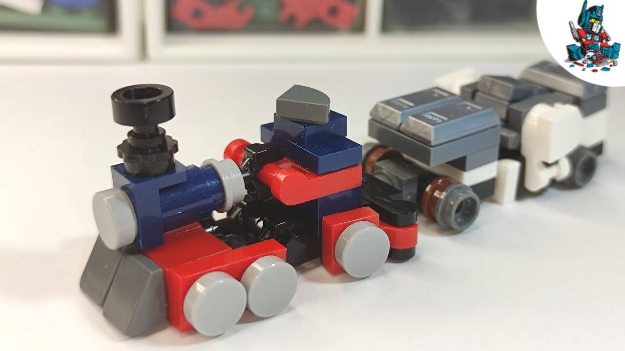 [66]КАК СДЕЛАТЬ ТРАНСФОРЕРА ПАРОВОЗ!-lego Transformers