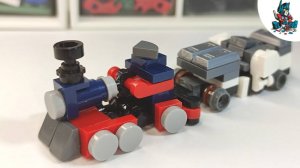 [66]КАК СДЕЛАТЬ ТРАНСФОРЕРА ПАРОВОЗ!-lego transformers