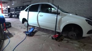 Новая резина на новую Лада Гранта