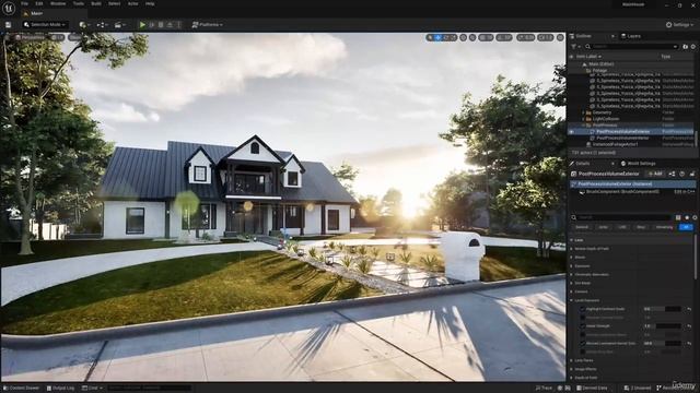 23. Post Process Volume. Final settings смотреть онлайн