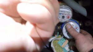 Замена прокладок на водосчётчике