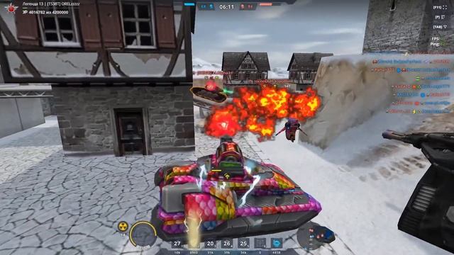 ТАНКИ ОНЛАЙН - РИКОШЕТ МК8 БЕЗ УСТРОЙСТВ НА ЛЕГЕНДЕ смотреть онлайн