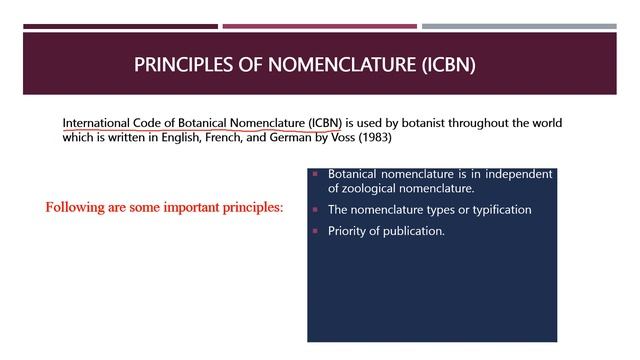 Plant Nomenclature #Binomial nomenclature #ICBN (International Code of Botanical Nomenclature) смотреть онлайн