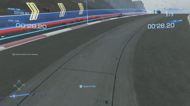 Death Stranding Director's Cut (PS5) - Building a Racetrack and completing a race with the Roadster смотреть онлайн