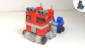 [71]КАК СДЕЛАТЬ ТРАНСФОРМЕРА ОПТИМУСА ПРАЙМА G1-lego transformers