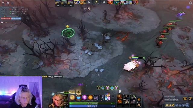 WITCHBLVDE ИГРАЕТ ЧАСОВУЮ КАТКУ НА ИНВОКЕРЕ ЧЕРЕЗ ПОЗОР | Invoker 7.35b смотреть онлайн