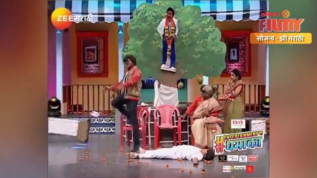 Chala Hawa Yeu Dya Latest Episode | Bhau Kadam Comedy | थुकरटवाडीत रजनीकांतची एन्ट्री смотреть онлайн