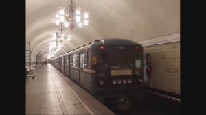 Поездка на составе 81-717.5 (ЛВЗ) «Номерной» по Калужско-Рижской линии - 02.07.2023