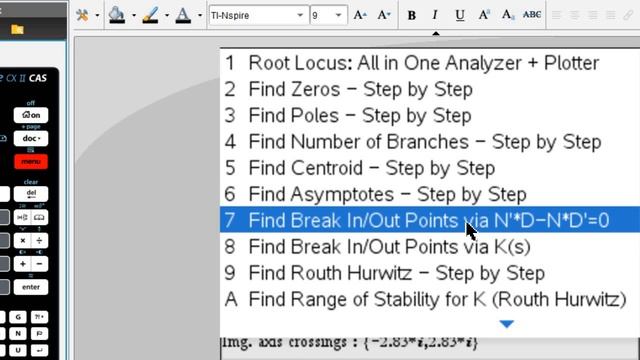 Ti-Nspire CX: Root Locus смотреть онлайн
