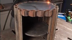 Печь из секций чугунного радиатора