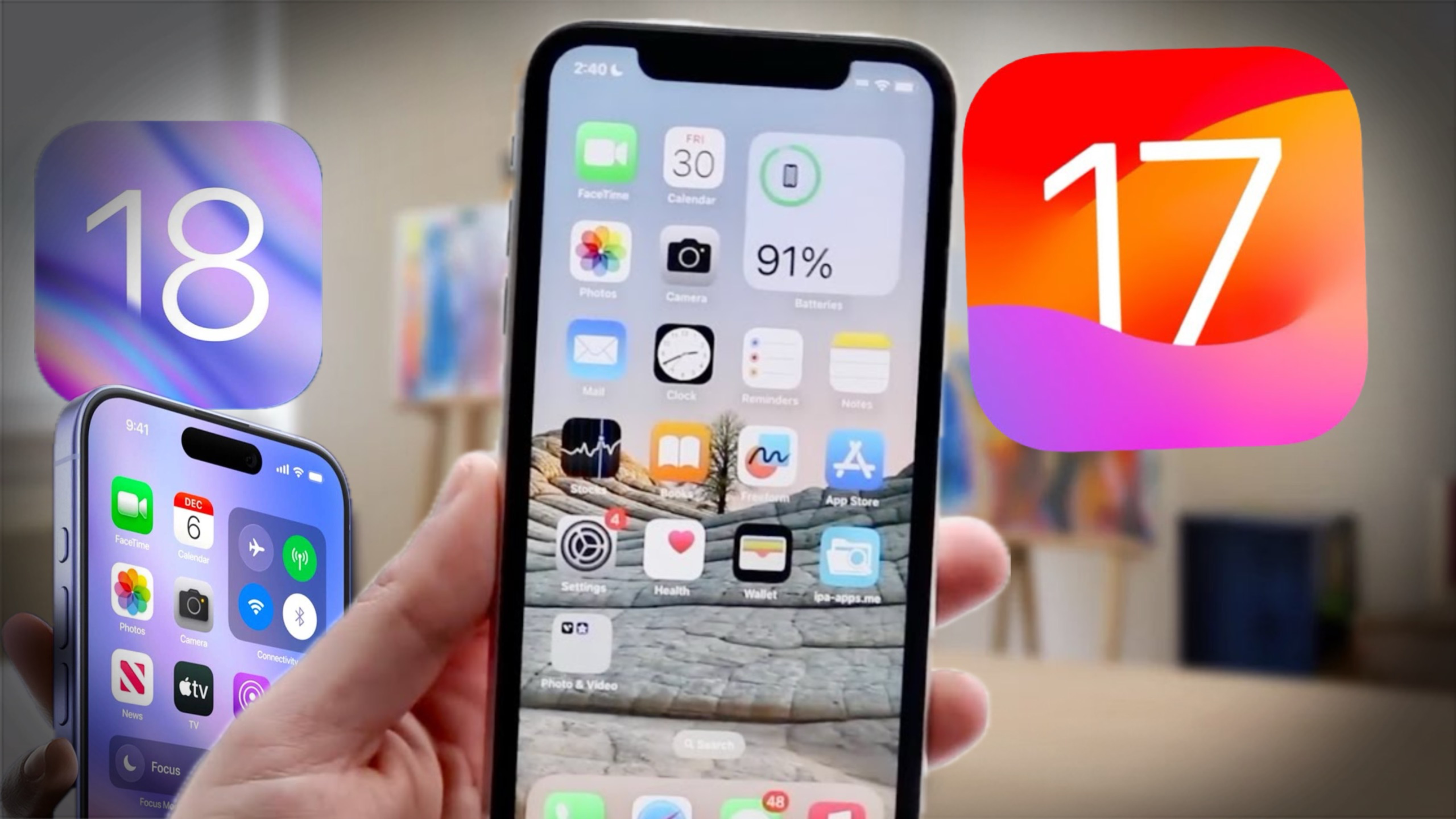 Можно откатиться на IOS17 - До сих пор?!