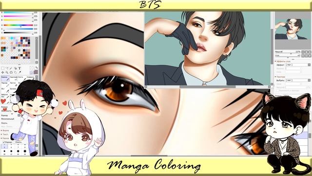 BTS - Fan Art - Anime Style (Jimin ) ARMY