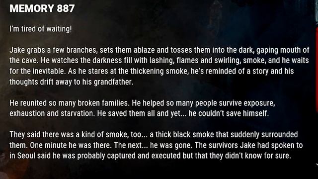 JAKE PARK LORE AND CUTSCENES | THE ARCHIVES TOME VIII DELIVERANCE - Dead By Daylight смотреть онлайн